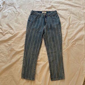 PacSun Striped Mom Jean women size 26